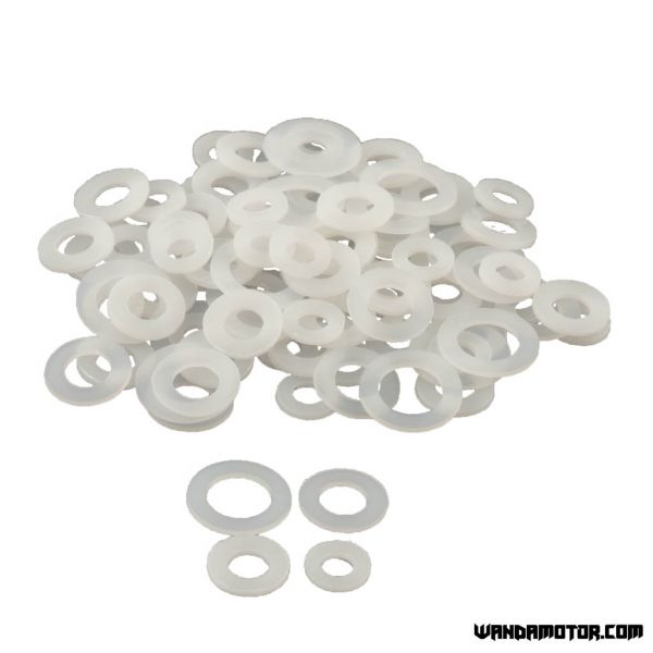 Nylon washer kit 100pcs