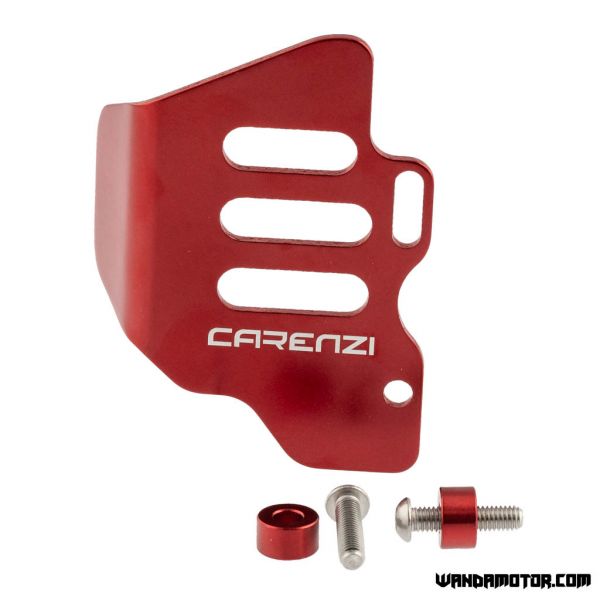 Rear brake master cylinder cover Carenzi red