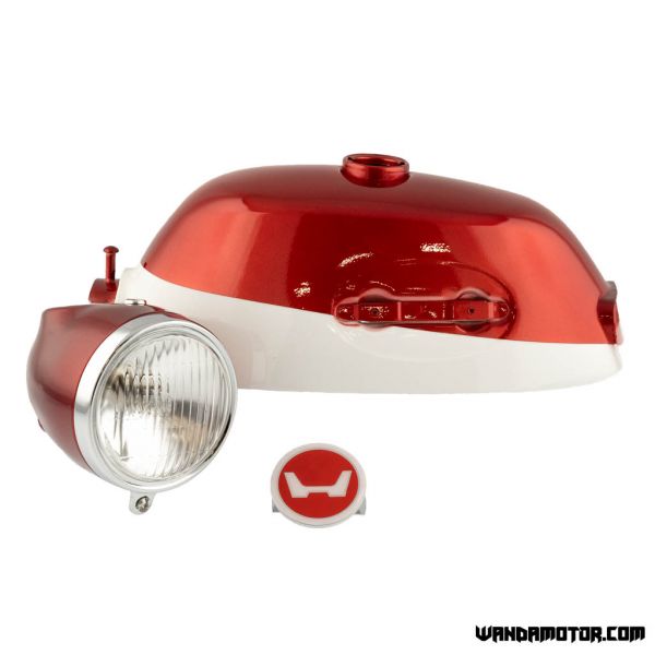 Fuel tank & headlight Honda Z50A red/white