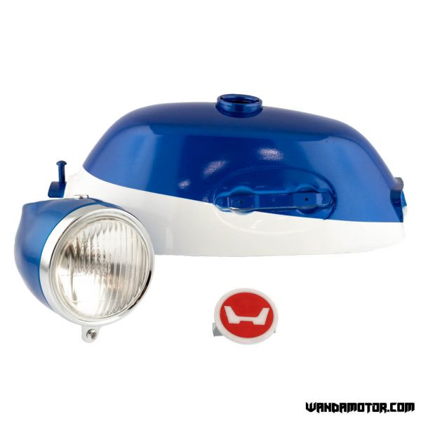 Fuel tank & head light Honda Z50A blue/white