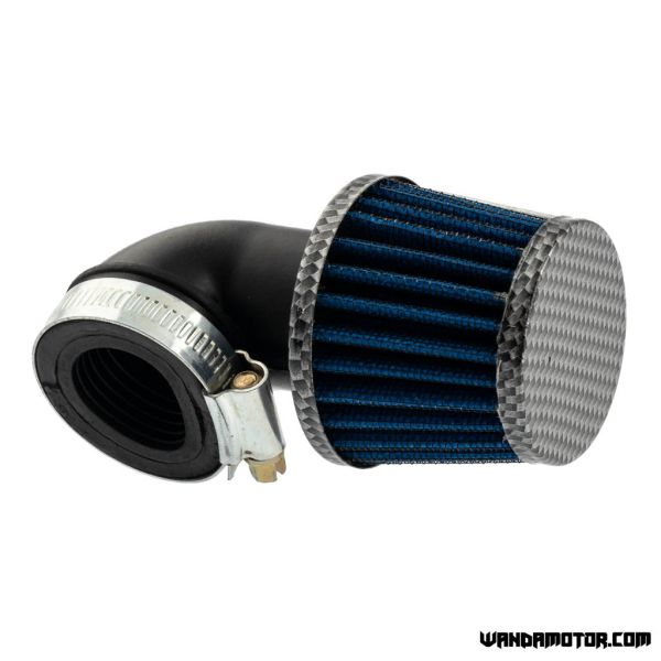 Air filter Powerfilter carbon angled