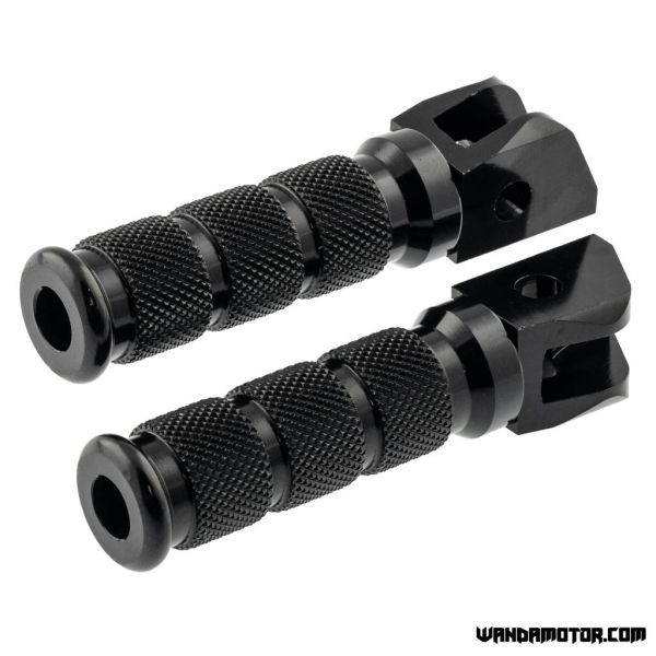 Foot pegs Derbi Senda black