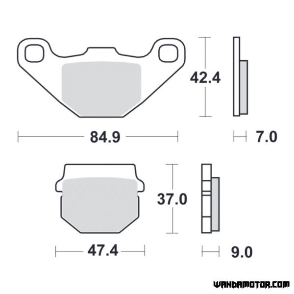 AP Racing brake pads LMP 144 ST