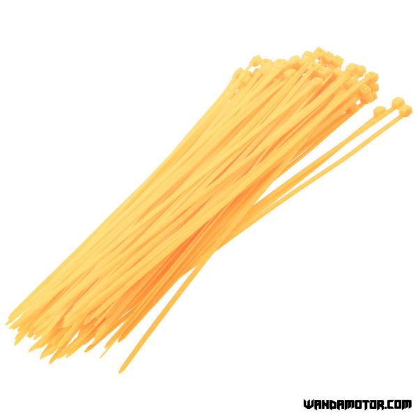 Colored cable tie 200 x 3 orange 100pcs