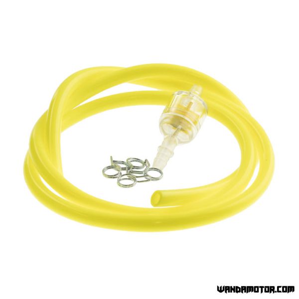 Fuel line yellow with filter