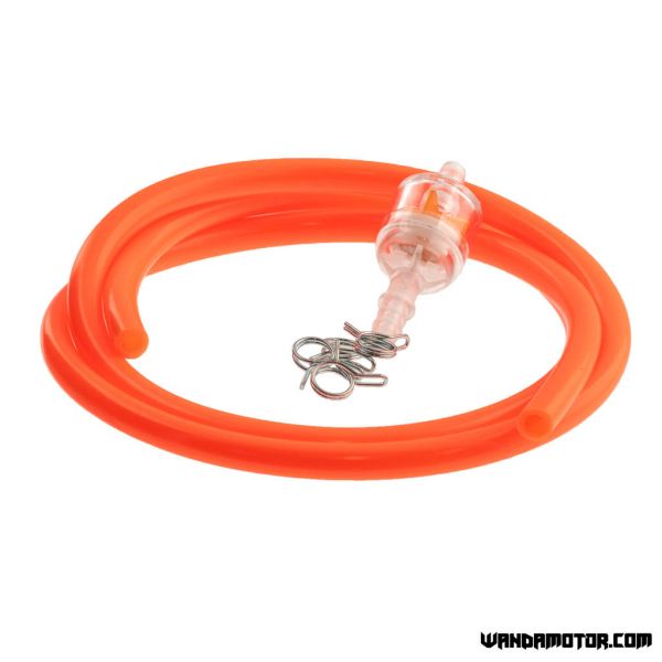 Fuel line orange with filter