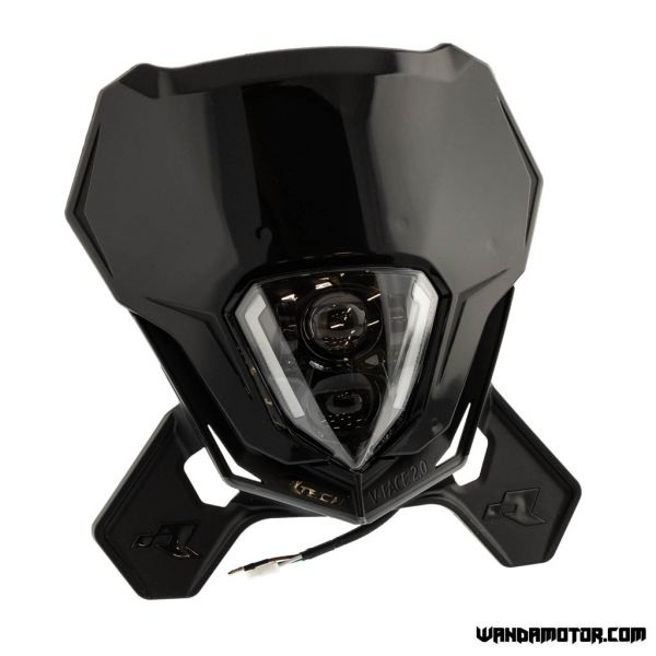 Headlight mask Racetech V-Face LED 2.0 black