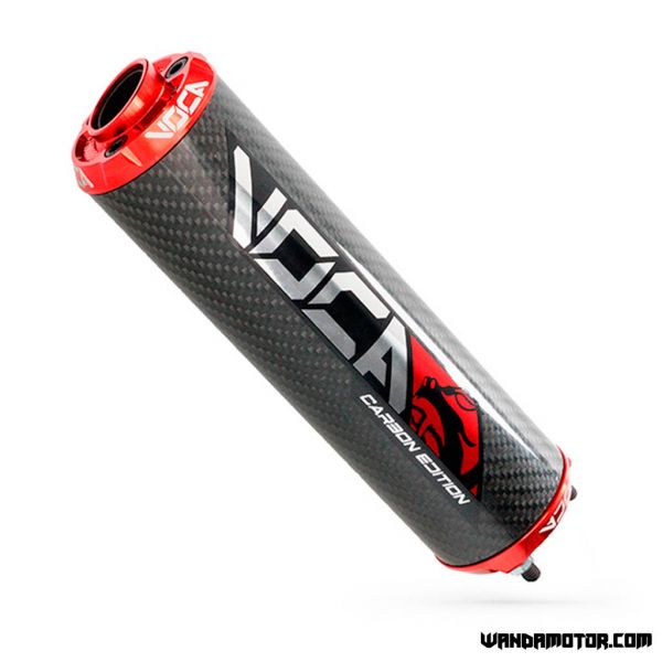 Muffler Voca Bestia carbon-red