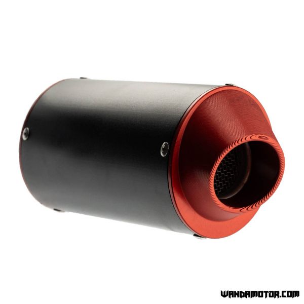 Ajotech Oval muffler red