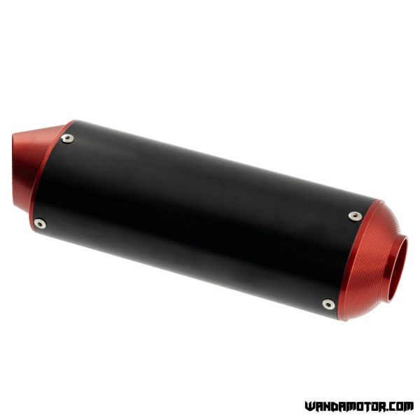 Ajotech Oval muffler red-2