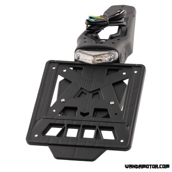 Racetech Integra LED rear light w/ holder, black-1