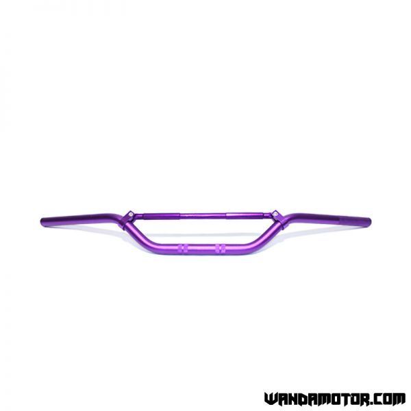 Handlebar Ajotech MX/enduro purple + pad-1