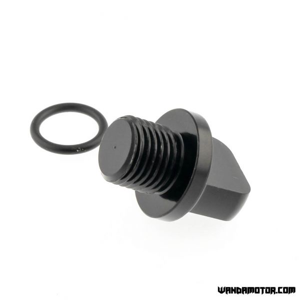 Oil filler cap CNC Alu Minarelli black-2