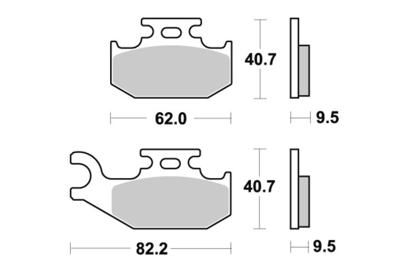 SBS 767 SI brake pads