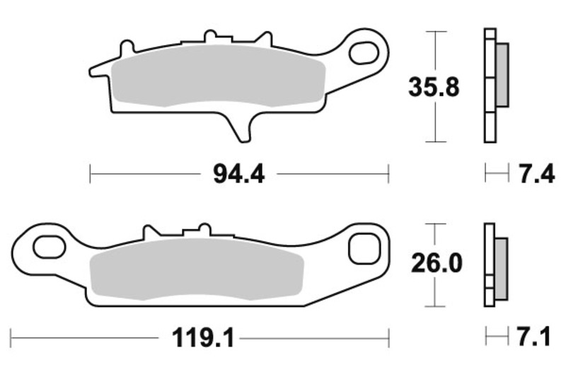 SBS 801 SI brake pads